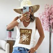 Debardeur Ibiza camel