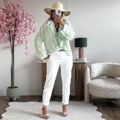 Blouse Amaya vert d eau 