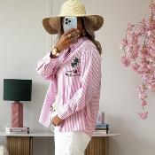 Chemise Lilou rose