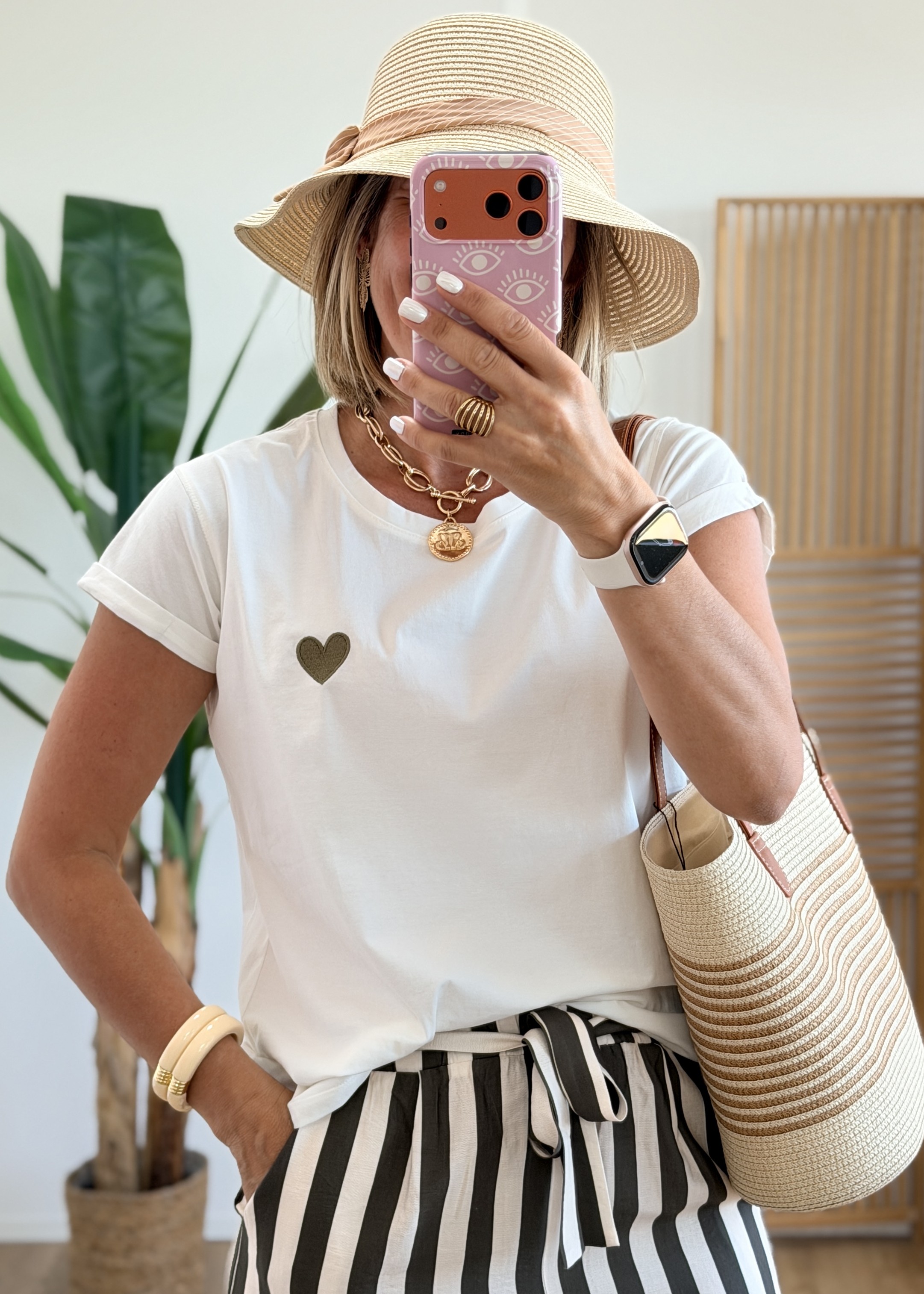 Tee shirt Vita coeur kaki