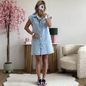 Robe Amber bleu clair