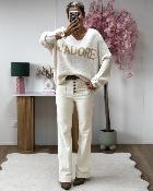 Pull J adore ecru