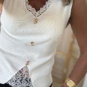 Top Alina blanc