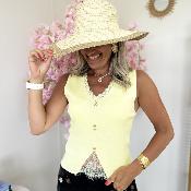 Top Alina jaune