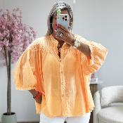 Chemise Ibiza orange