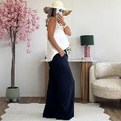 Pantalon Paula marine