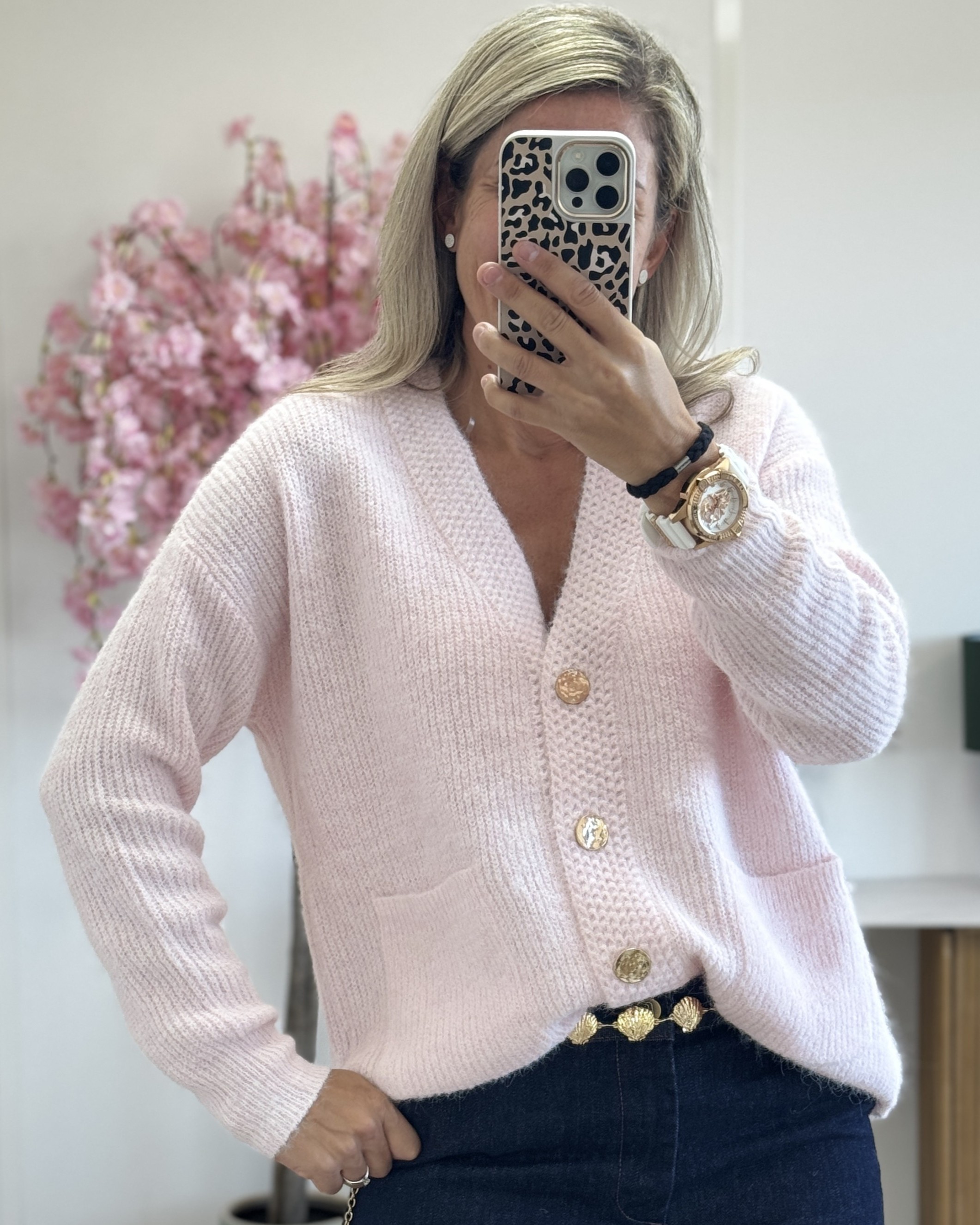Gilet Clotaire rose