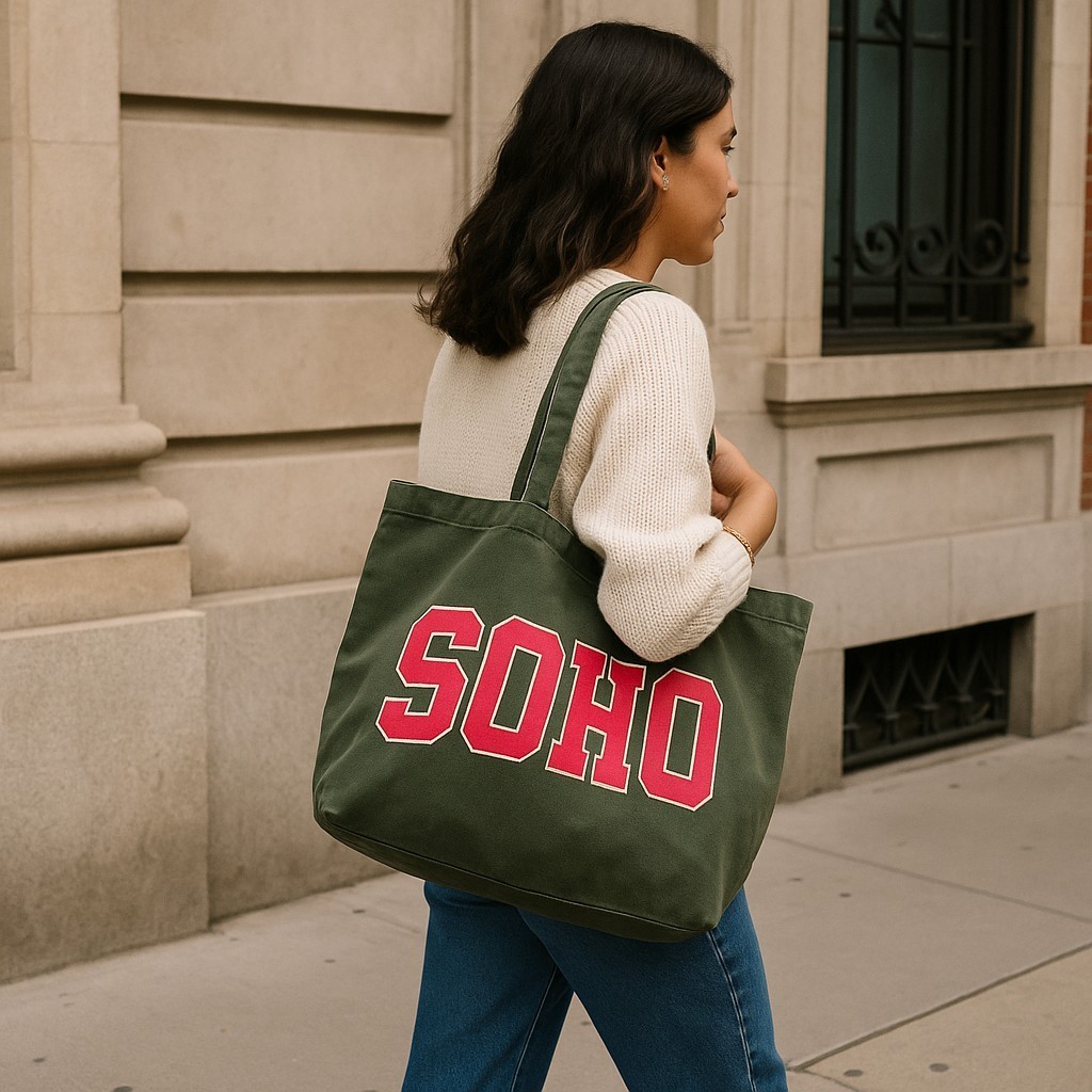 Sac en jeans kaki