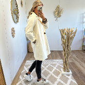Manteau Diana blanc