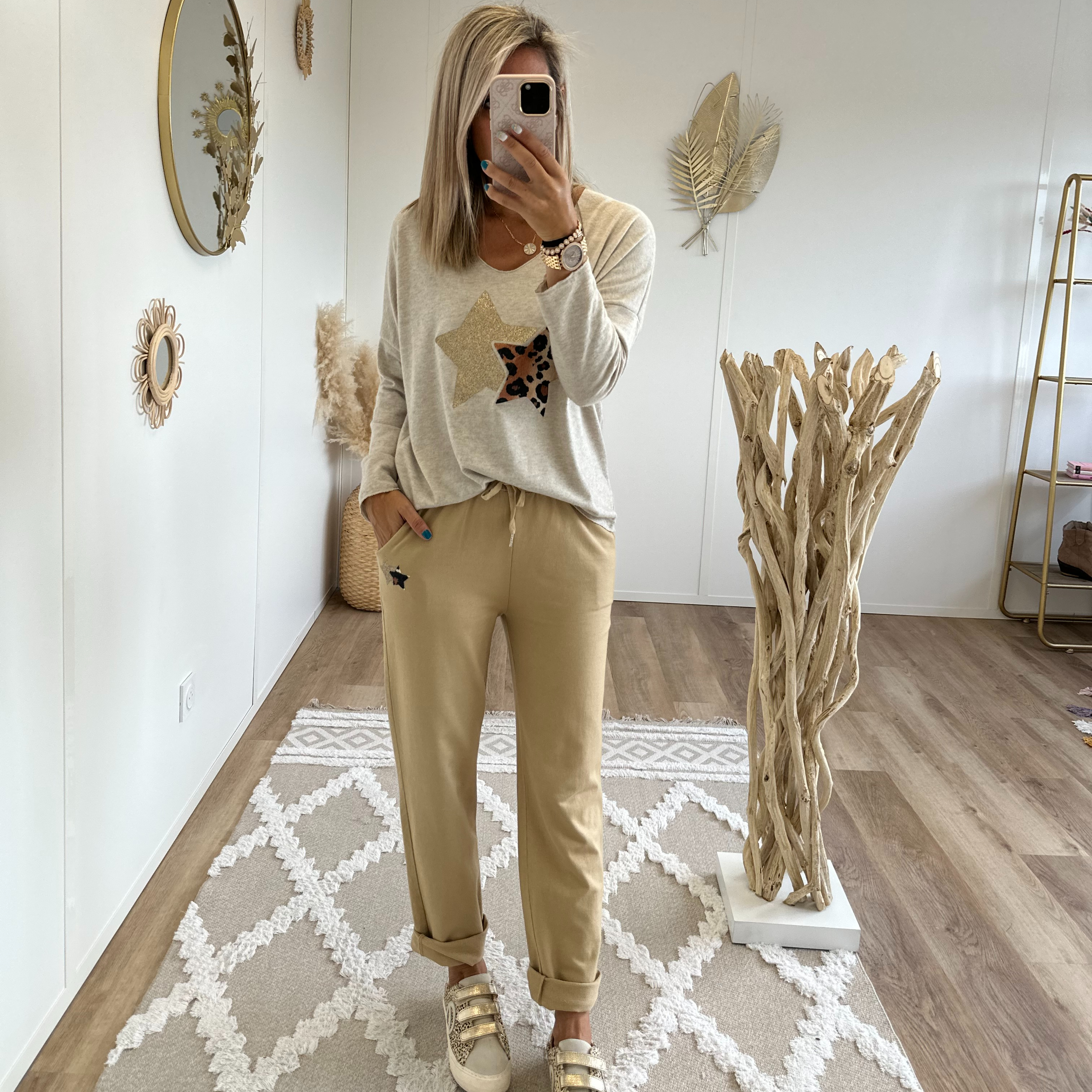 Jogg Andrew beige