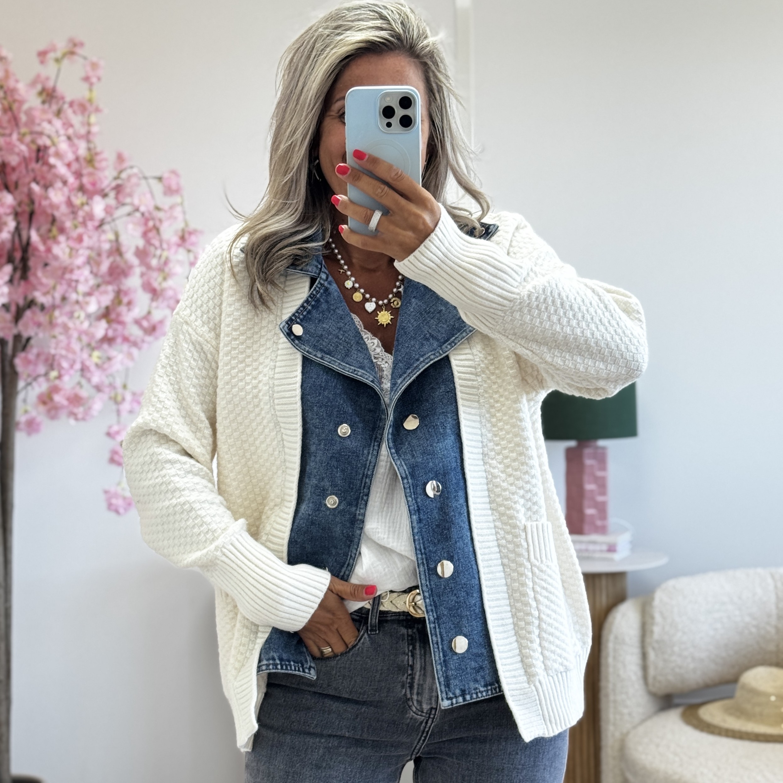 Gilet perfecto jeans
