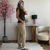 Panta jogg beige