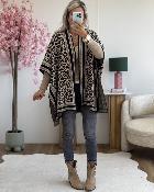 Gilet poncho leo
