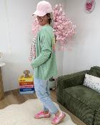 Gilet good vibes vert