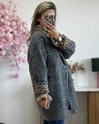 Manteau Lana gris foncé