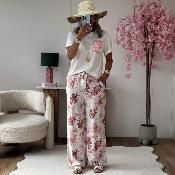 Pantalon Luc rose