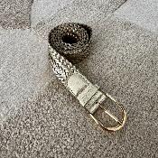 Ceinture tréssée or