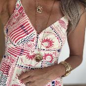 Robe Venise rose