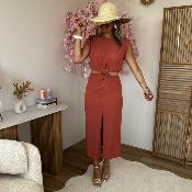Robe Diane terracotta (du 34 au 38)