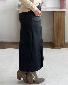 Jupe en simili cuir