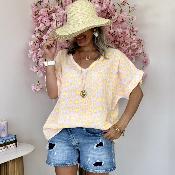 Blouse Taylor saumon jaune