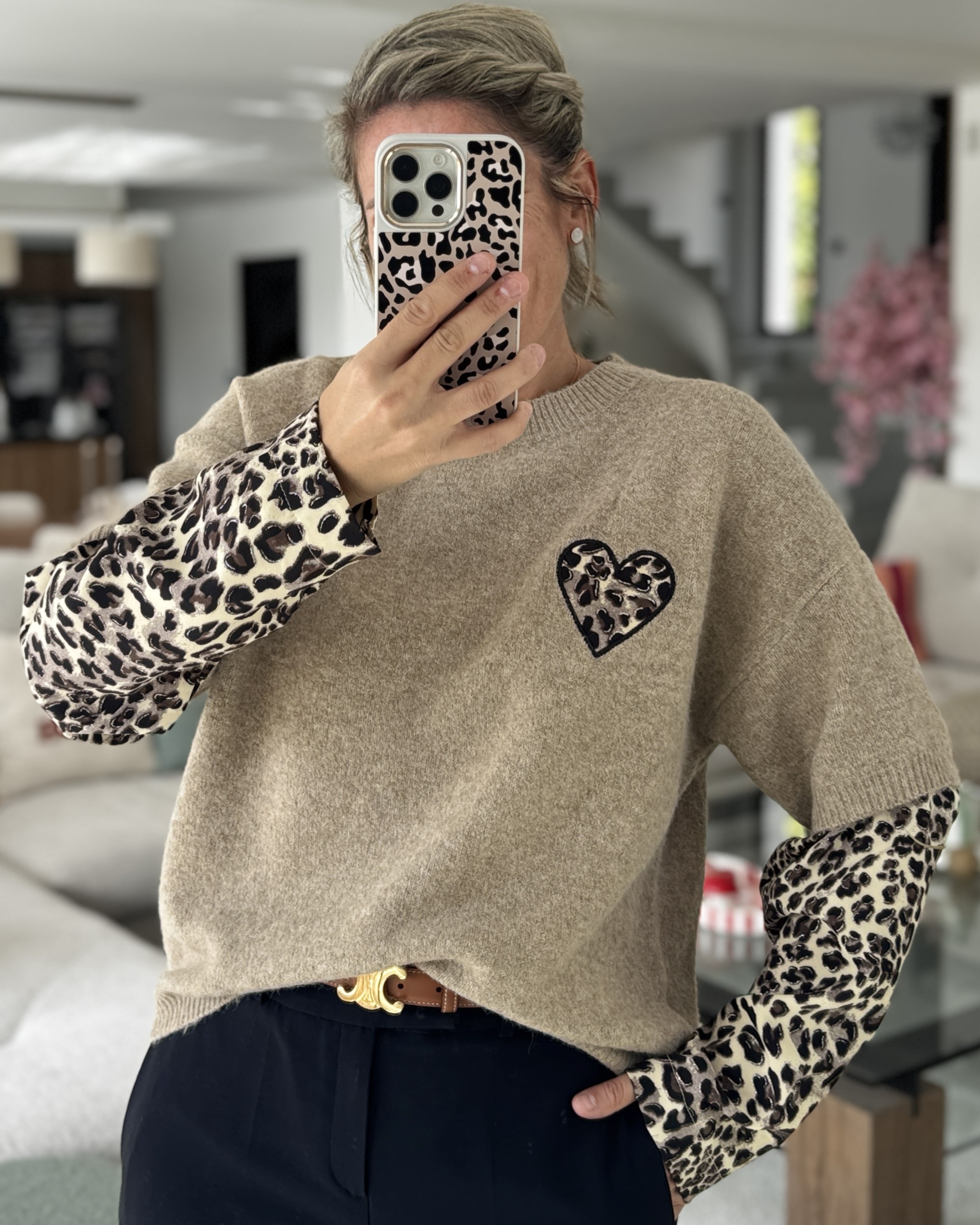 Pull Samuel taupe