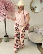 Pantalon Amaury rose