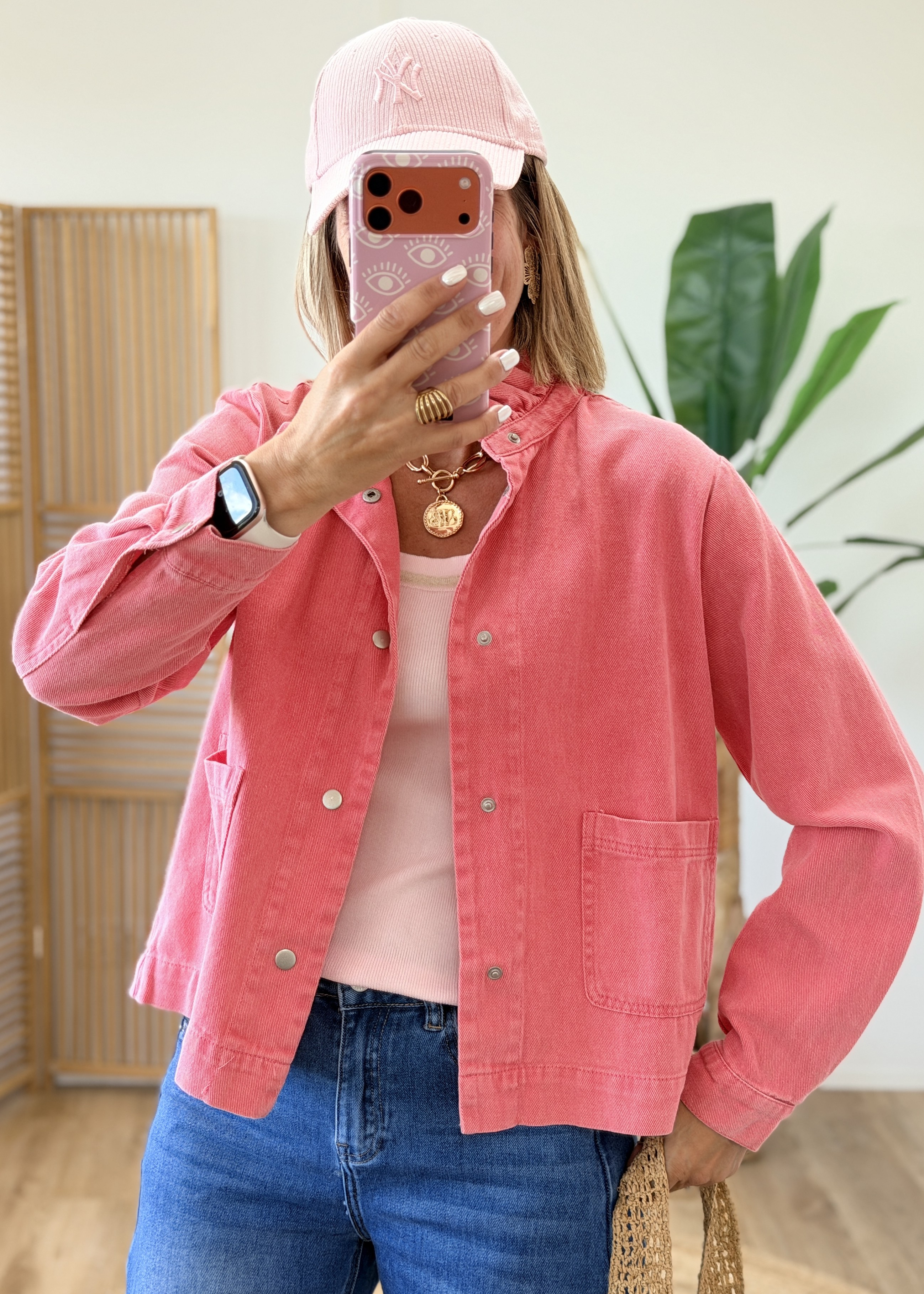 Veste Zoé corail