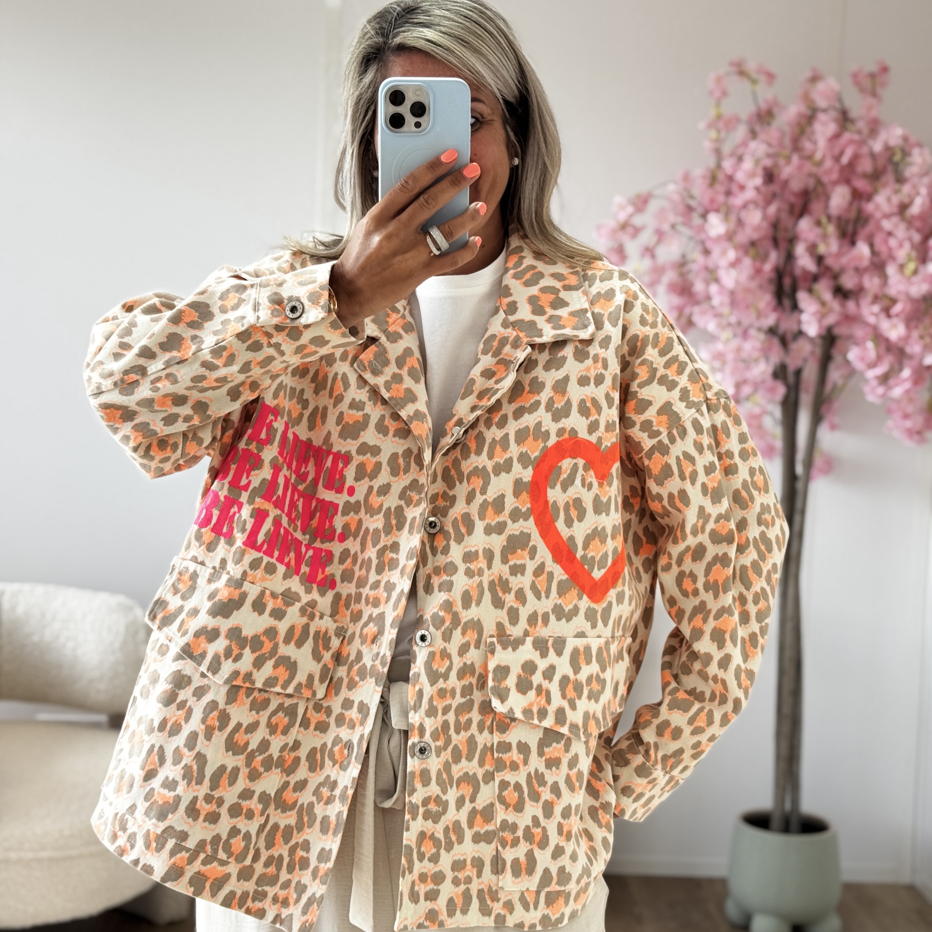 Veste Believe orange