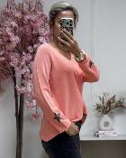 Pull Monica corail