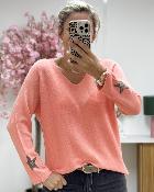 Pull Monica corail