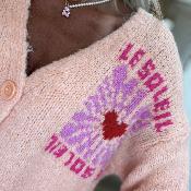 Gilet Soleil saumon