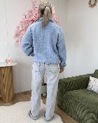 Gilet veste Athenais bleu