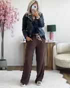 Pantalon Paula chocolat