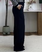 Pantalon à pince noir