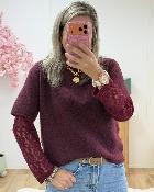 Pull Tifanny bordeaux