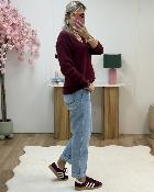 Pull Julianne bordeaux