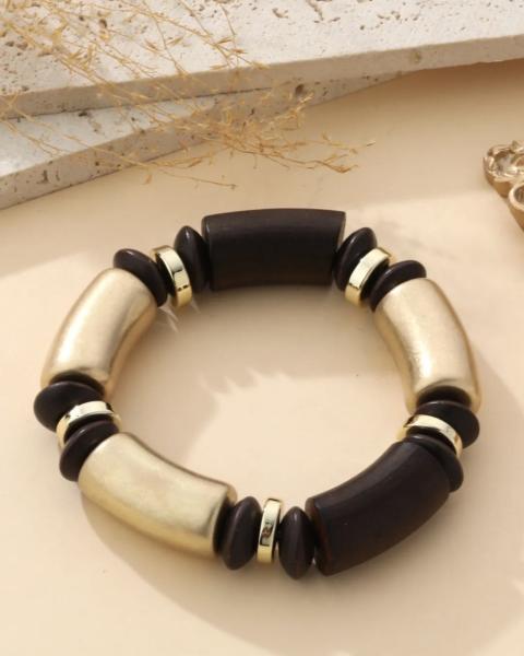 Bracelet Abby marron foncé