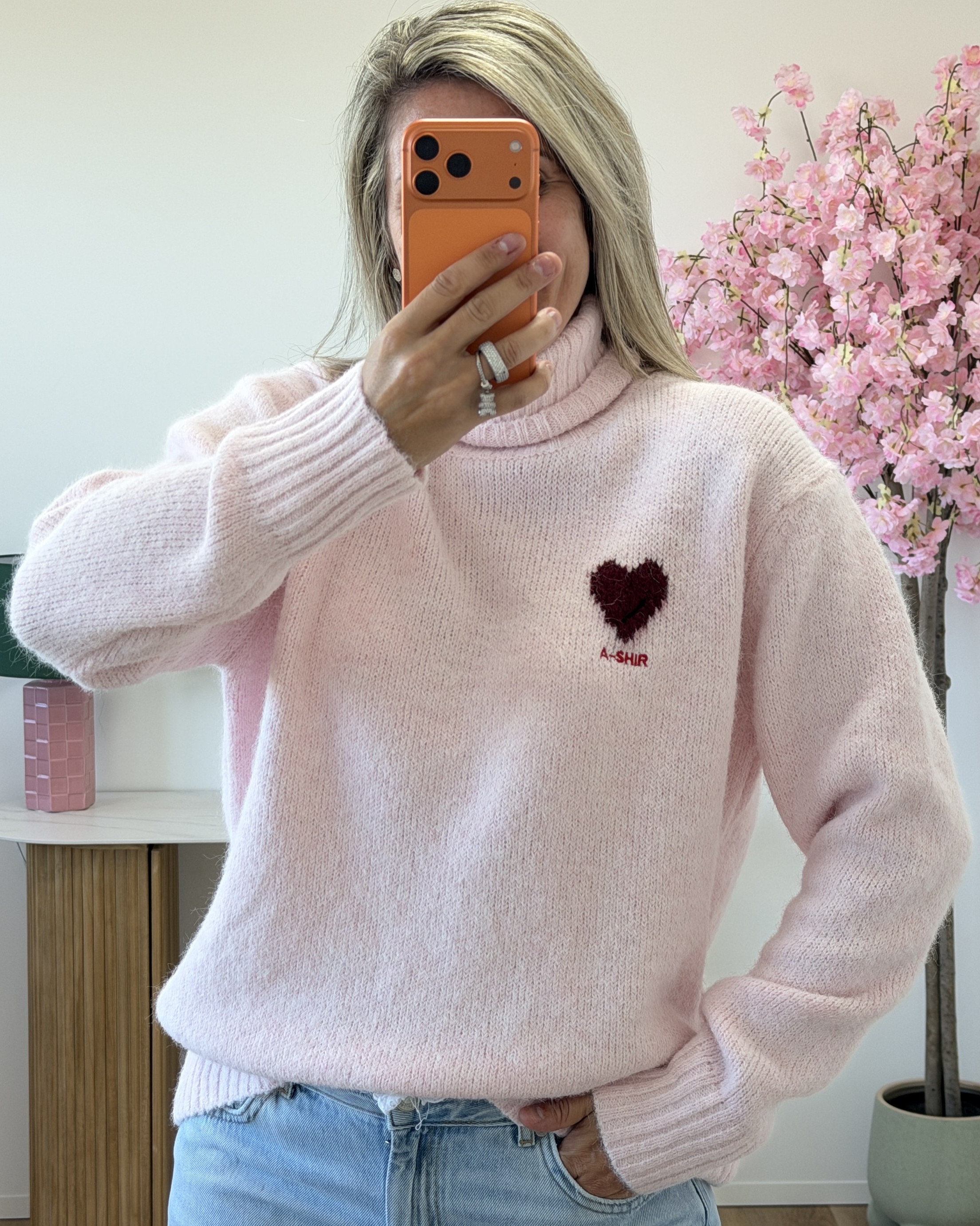 Pull Sabine rose