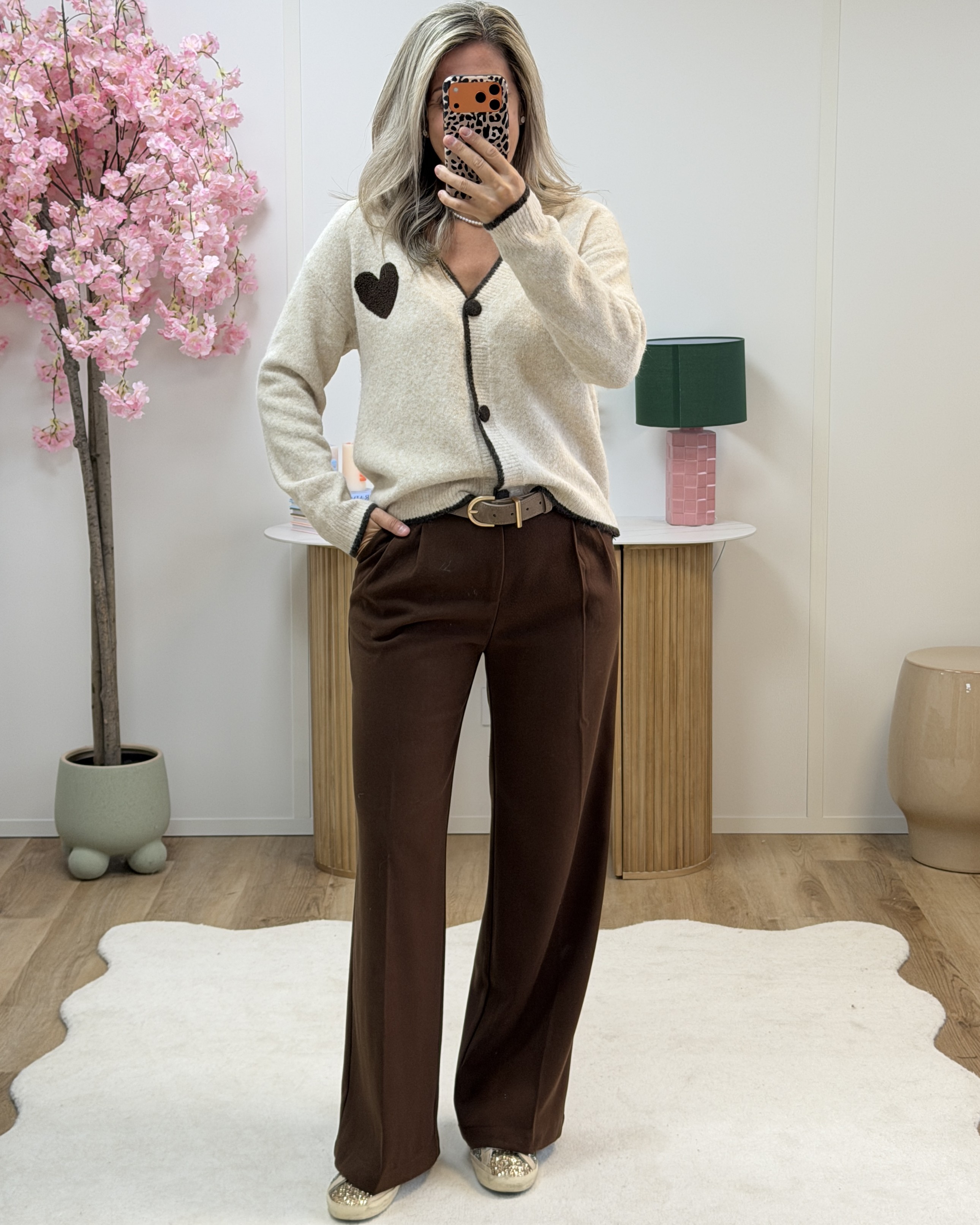 Pantalon Clothilde choco