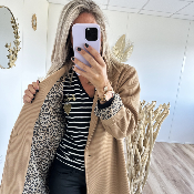 Manteau Diana camel