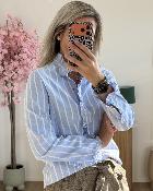 Chemise Gwladys bleue