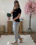 Tee shirt amour pailleté
