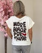 Tee shirt Amor blanc