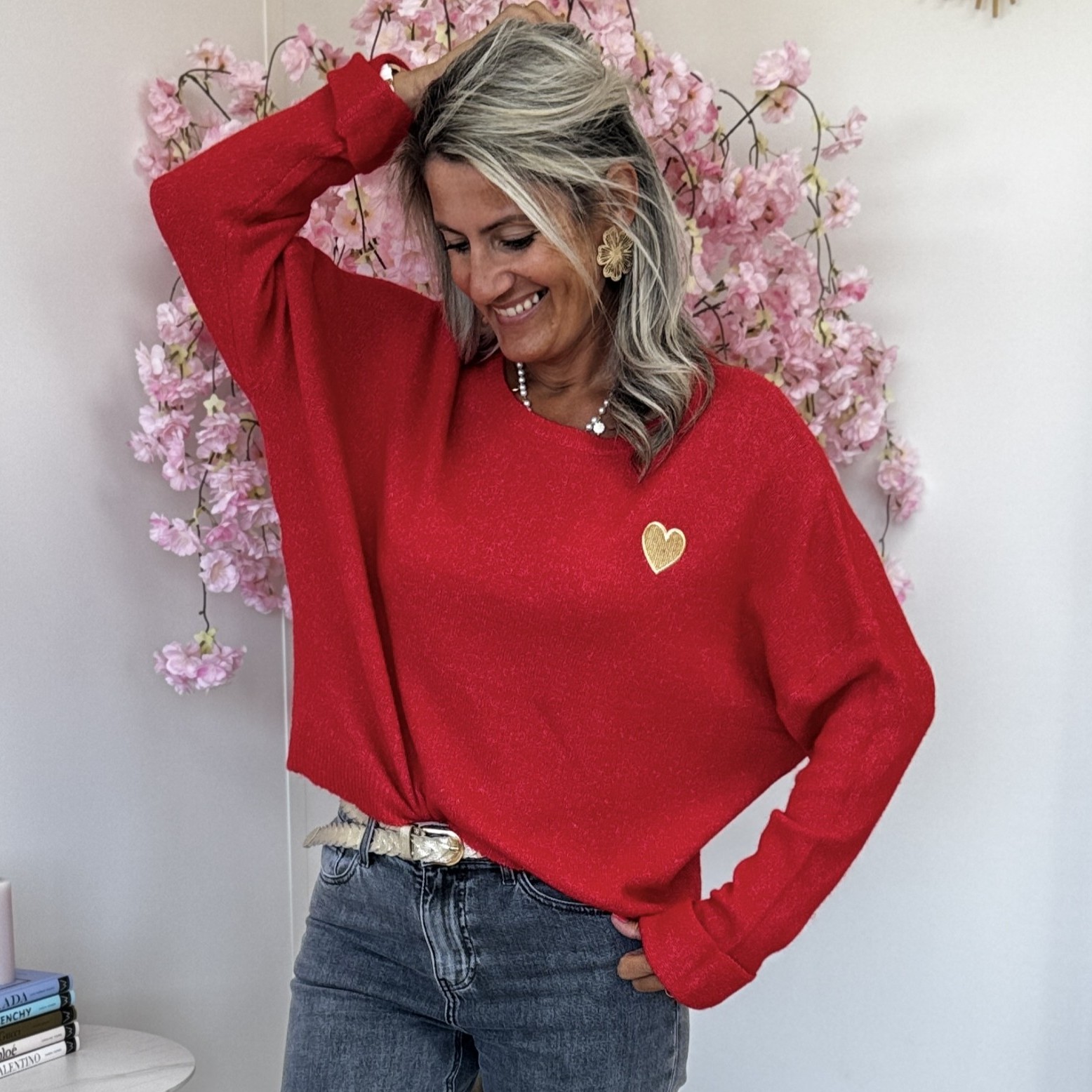 Pull Orlane rouge