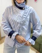 Chemise Romane bleue