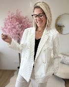 Blazer Agathe blanc