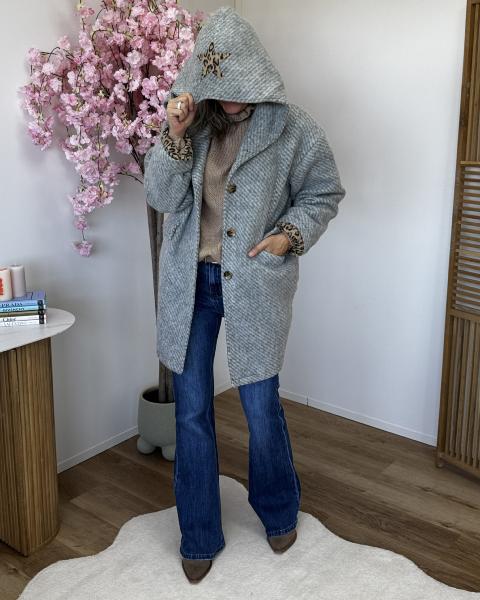 Manteau Star gris clair