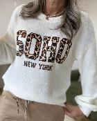 Pull Anouk blanc  (du 34 au 40)