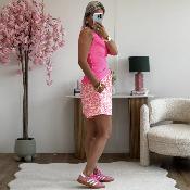Debardeur Solveig rose fluo